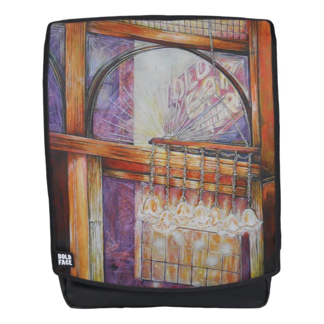 We Are All Moths Flying Around the Same Light. Backpack (Front)