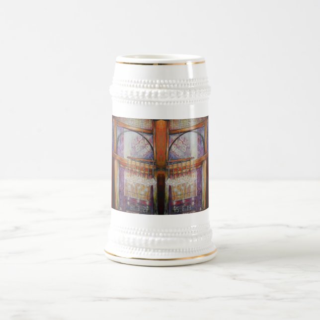 We Are All Moths Flying Around the Same Light. Beer Stein (Center)