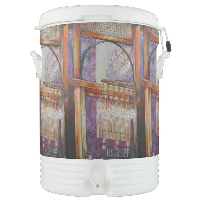 We Are All Moths Flying Around the Same Light. Beverage Cooler (Front)