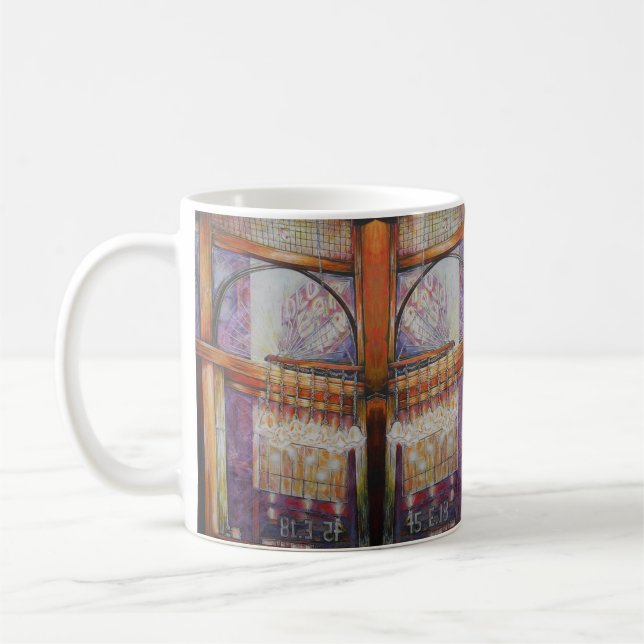We Are All Moths Flying Around the Same Light. Coffee Mug (Left)