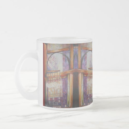 We Are All Moths Flying Around the Same Light Frosted Glass Coffee Mug