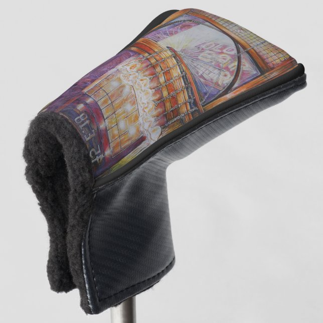 We Are All Moths Flying Around the Same Light. Golf Head Cover (3/4 Front)