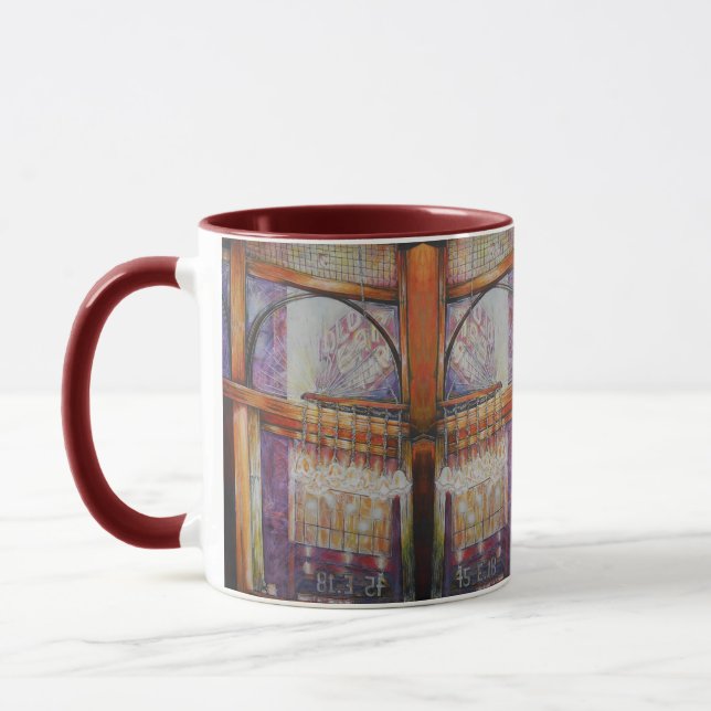 We Are All Moths Flying Around the Same Light. Mug (Left)