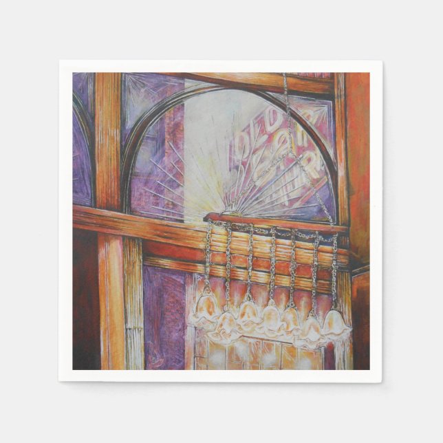 We Are All Moths Flying Around the Same Light. Napkins (Front)