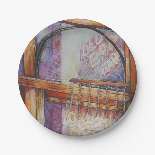 We Are All Moths Flying Around the Same Light. Paper Plates (Front)