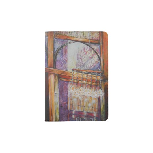 We Are All Moths Flying Around the Same Light. Passport Holder (Front)