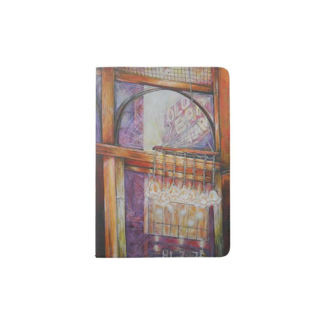 We Are All Moths Flying Around the Same Light. Passport Holder (Front)