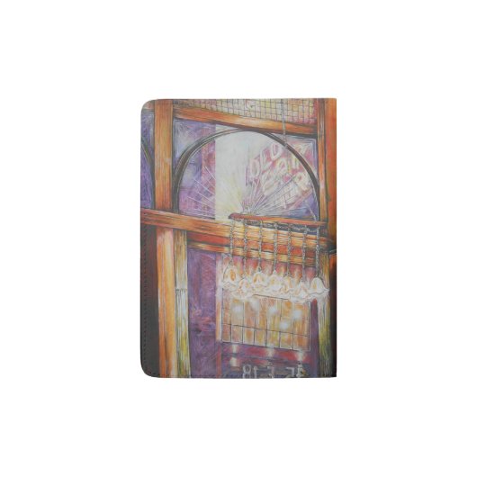 We Are All Moths Flying Around the Same Light. Passport Holder (Back)