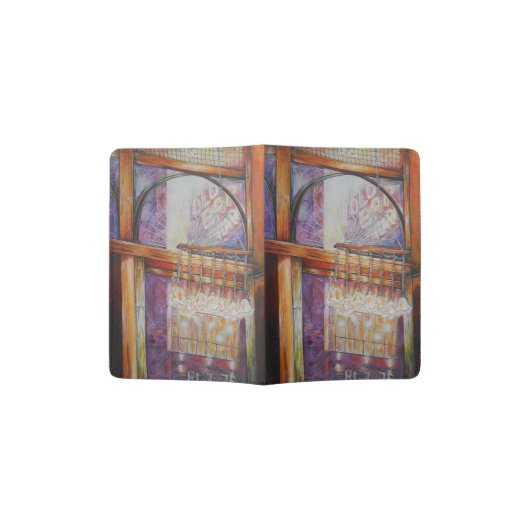 We Are All Moths Flying Around the Same Light. Passport Holder (Opened)