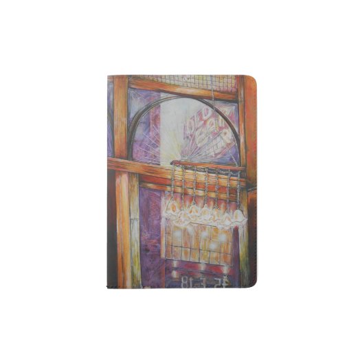 We Are All Moths Flying Around the Same Light. Passport Holder (Front)