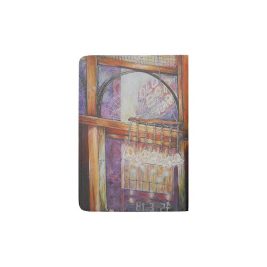 We Are All Moths Flying Around the Same Light. Passport Holder (Back)