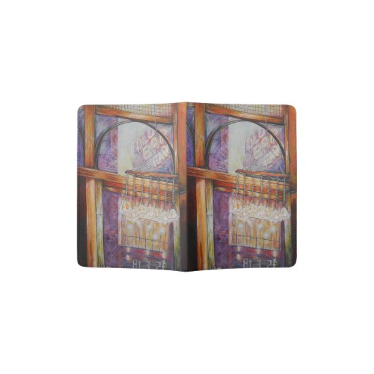 We Are All Moths Flying Around the Same Light. Passport Holder (Opened)