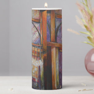 We are all Moths Flying around the same Light Pillar Candle