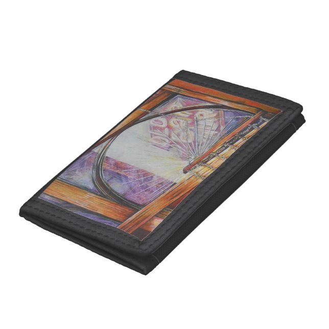 We Are All Moths Flying Around the Same Light. Trifold Wallet (Bottom)