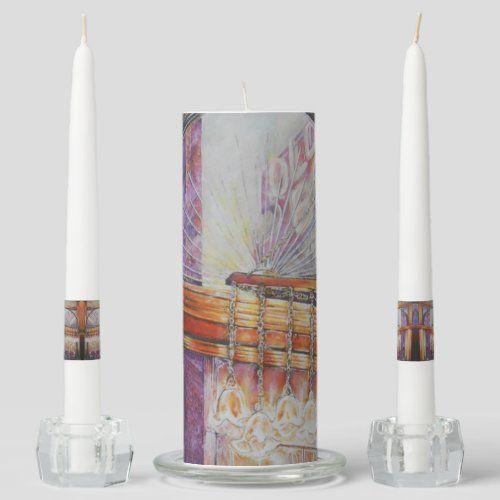 We Are All Moths Flying Around the Same Light Unity Candle Set