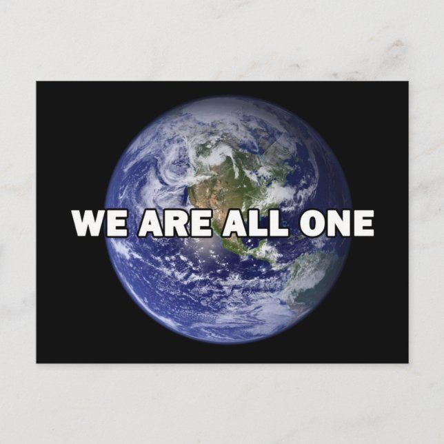 We Are All One Postcard (Front)