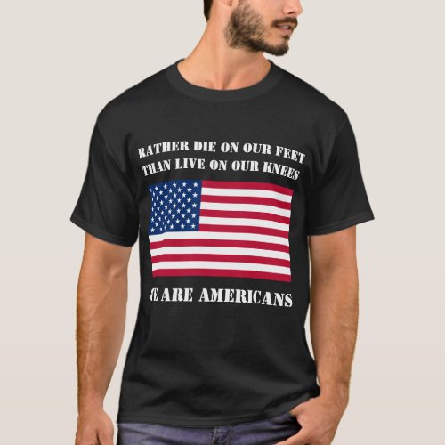 We are Americans dark T_Shirt