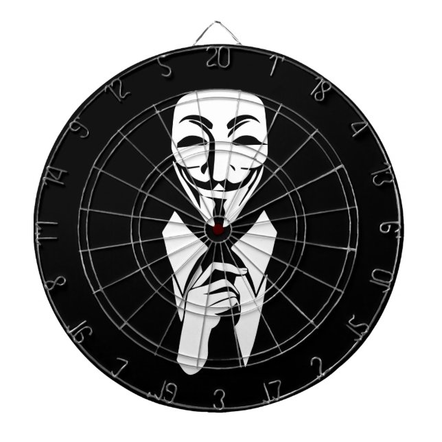 We are anonymous dart board (Front)
