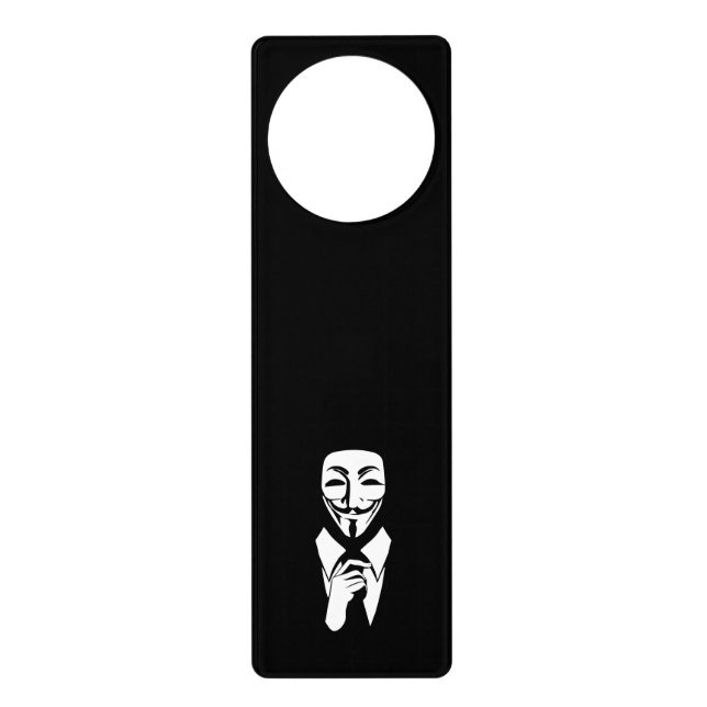 We are anonymous door hanger (Front)
