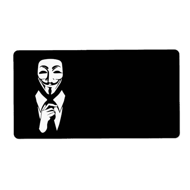 We are anonymous label (Front)