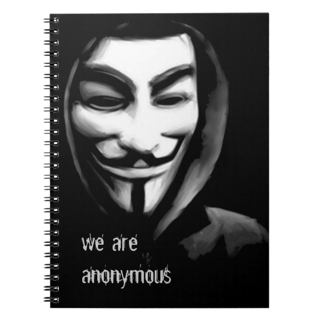 we are anonymous notebook (Front)