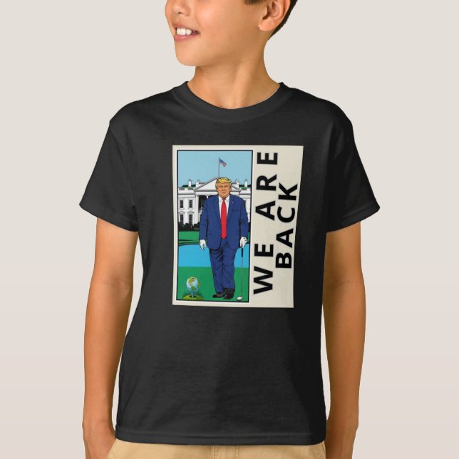 We Are Back Make America Swing Again - Graphic  T-Shirt (Front)