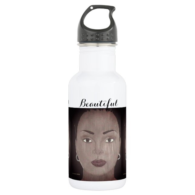 We Are Beautiful Stainless Steel Water Bottle (Front)
