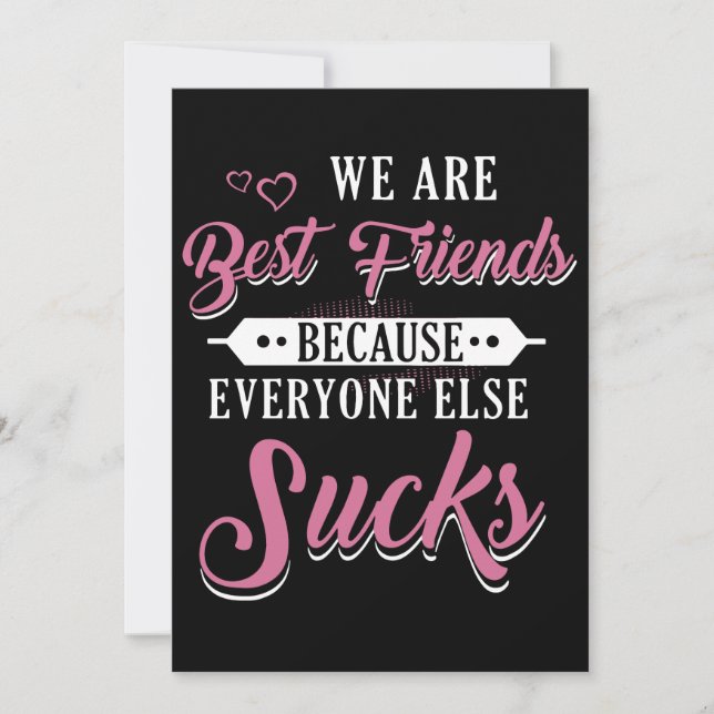we are best friend t-shirts (Front)