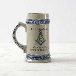 We are but a Band of Brothers Beer Stein