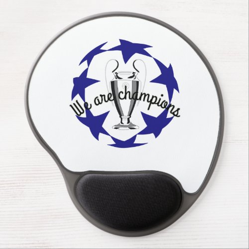 We are champions Gel Mousepad