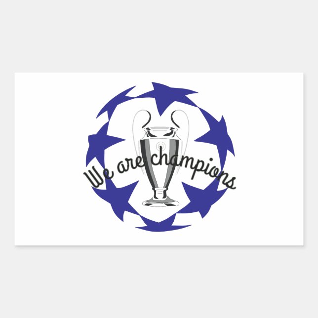we are champions Sticker (Front)