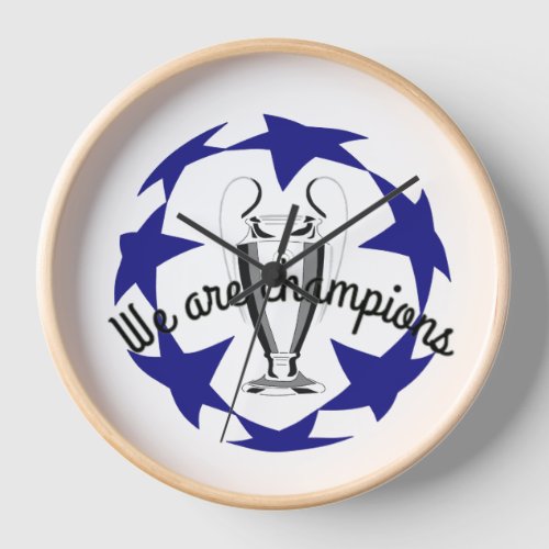 We are champions Wall Clock