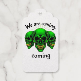 We Are Coming: Power and Fear in One Design Foil Gift Tags