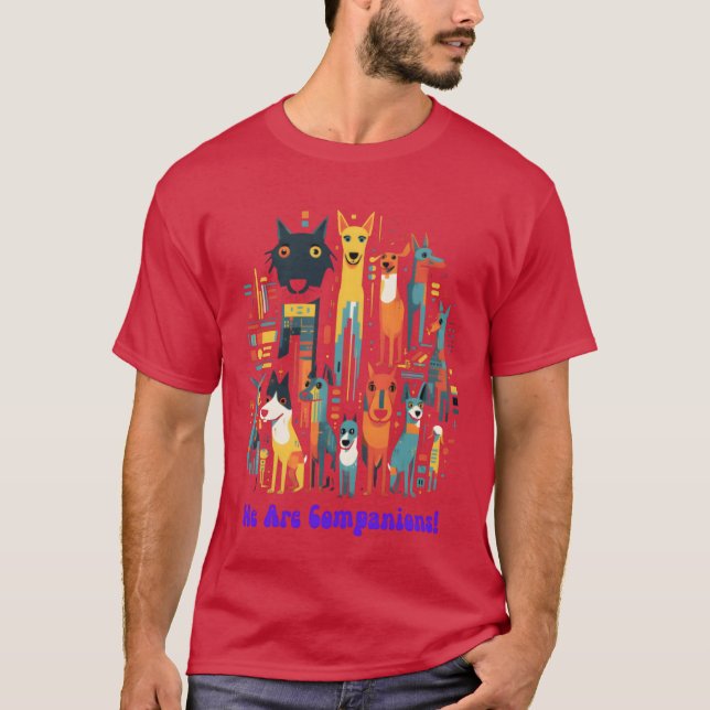 We are Companions Happy Family Friends Forever boy T-Shirt (Front)