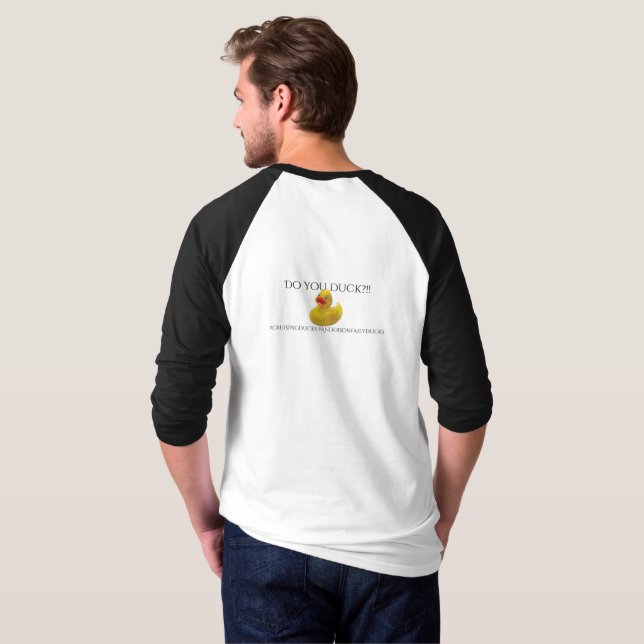 We are ducking trouble personalized cruise or jeep T-Shirt (Back Full)