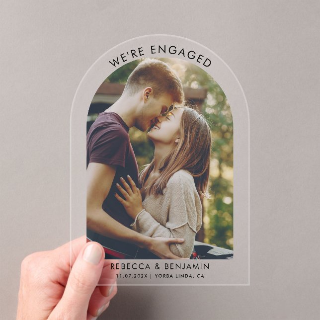 We Are Engaged Save the Date Photo (Insitu (Handheld))