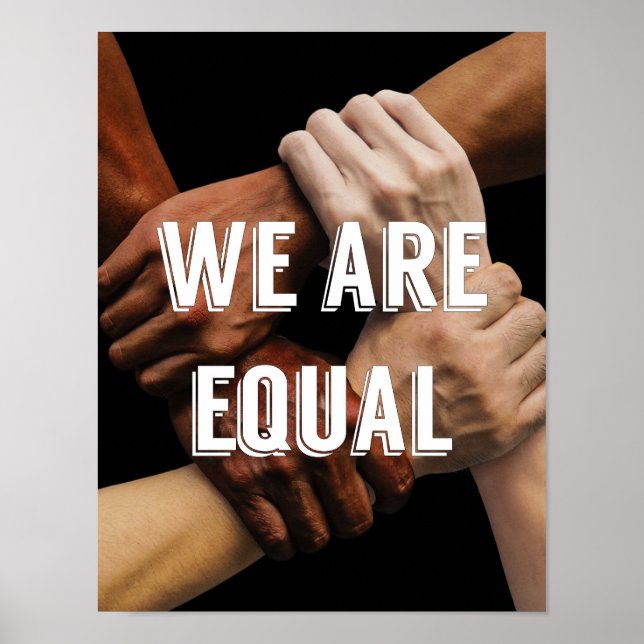 We Are Equal Poster (Front)