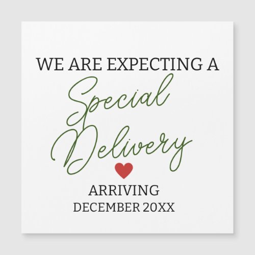 We are expecting a special delivery pregnancy