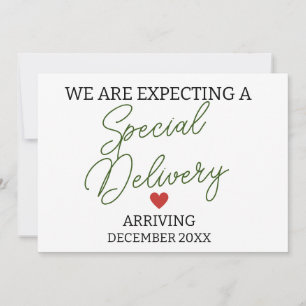 We are expecting a special delivery pregnancy announcement