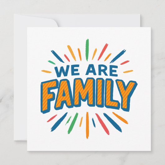We are Family 1 (Front)