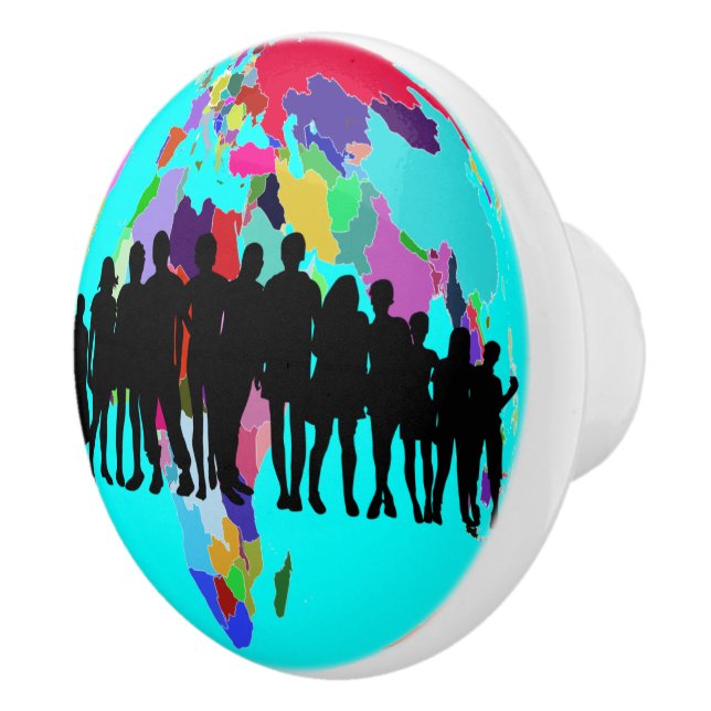 WE ARE FAMILY CERAMIC KNOB (Right)