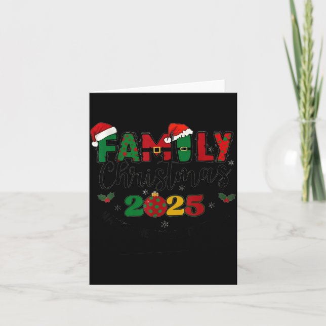 We Are Family Christmas 2025 Making Memories Toget Card (Front)