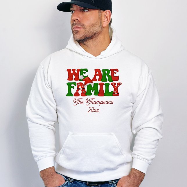 We Are Family Personalized Matching Christmas 2023 Hoodie (Creator Uploaded)