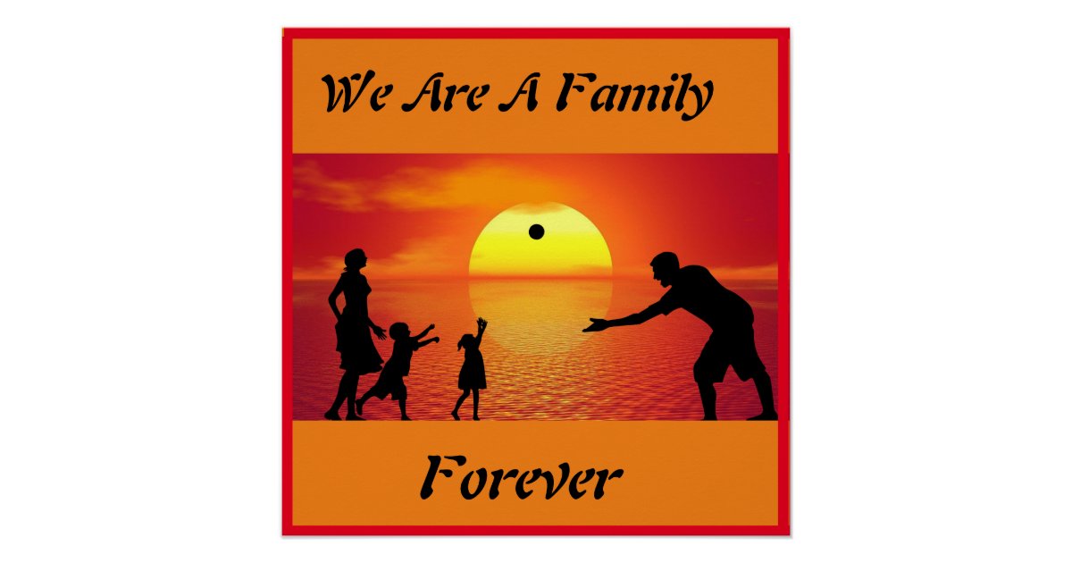 We Are Family Poster Zazzle