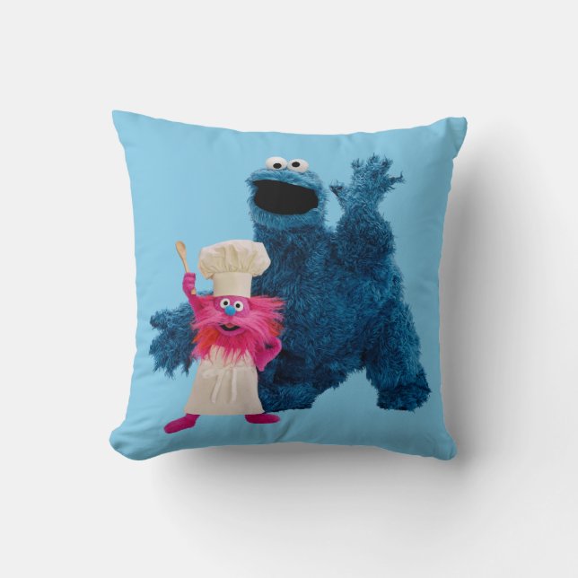 We Are Foodies | Classic Pose Throw Pillow (Front)