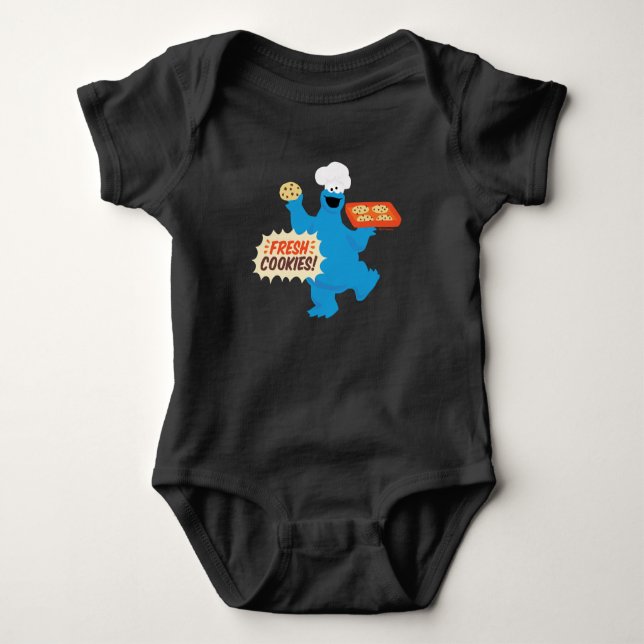 We Are Foodies | Fresh Cookies! Baby Bodysuit (Front)