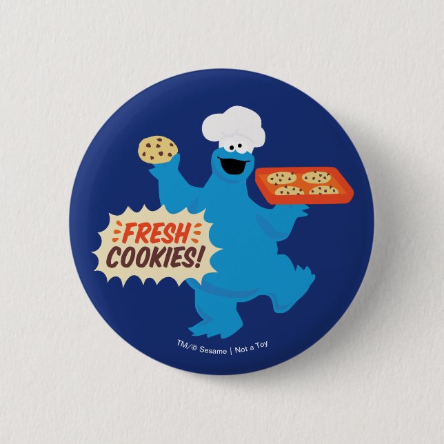 We Are Foodies | Fresh Cookies! Button (Front)
