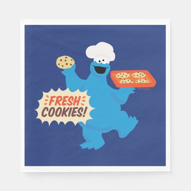We Are Foodies | Fresh Cookies! Napkins (Front)