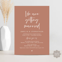 We are getting married, Elopement Dinner Dancing