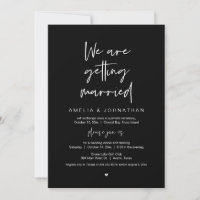 We are getting married, Elopement Dinner Dancing